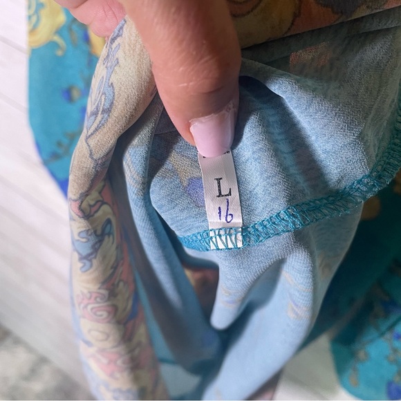 Boho Casual Printed Mini Dress Swim Coverup - Picture 4 of 4